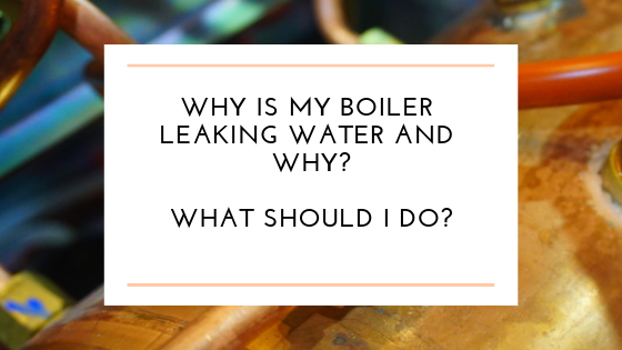 Why Is My Boiler Leaking Water And Why: What Should I Do?